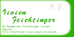 vivien feichtinger business card